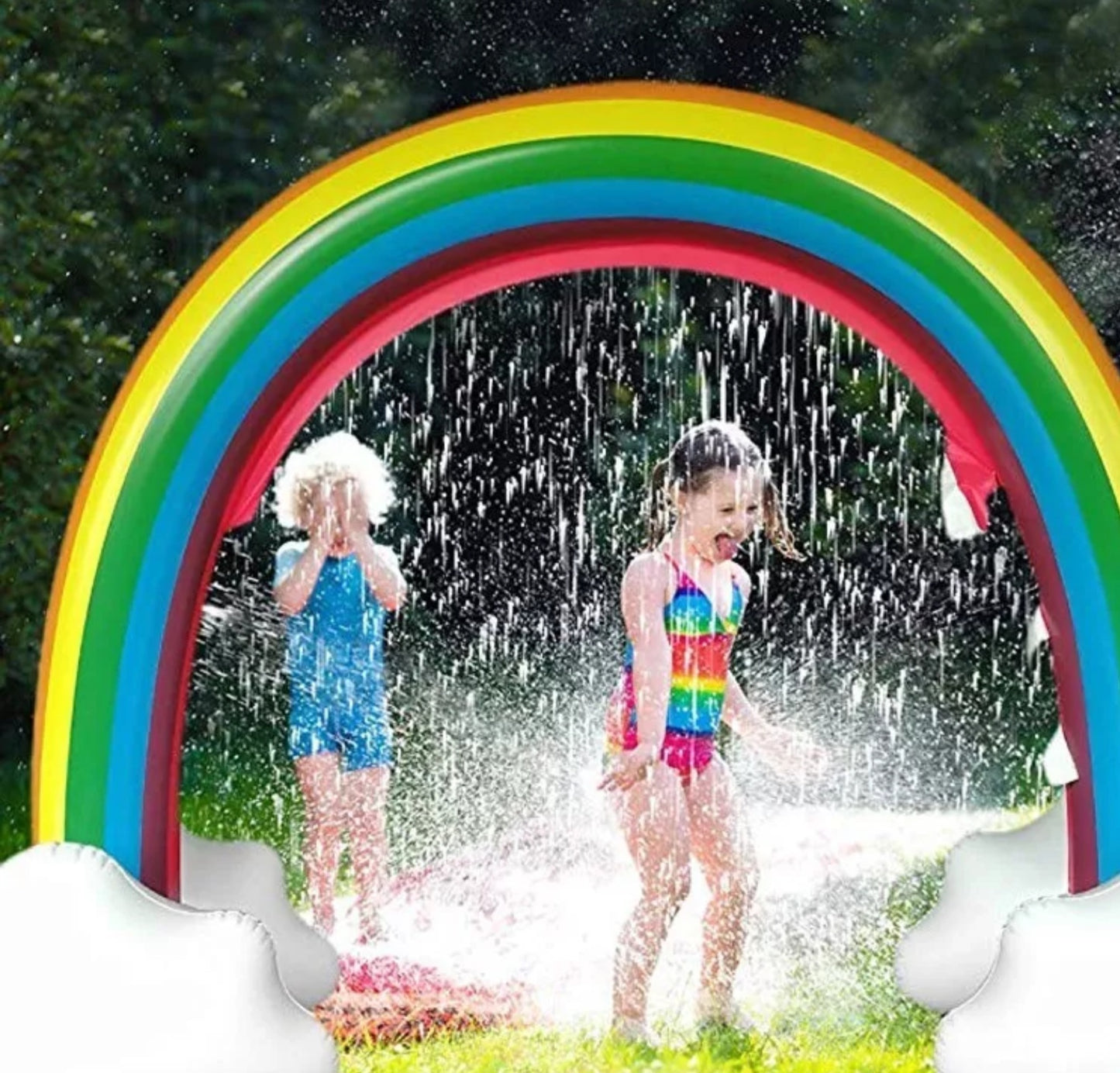 Arco Iris Nubes Inflable Rociador 310