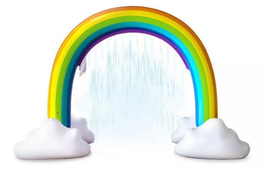 Arco Iris Nubes Inflable Rociador  310